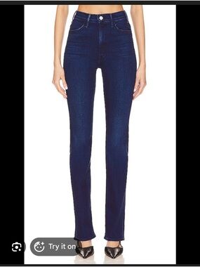 MOTHER Hustler Heel Jeans in taking shape